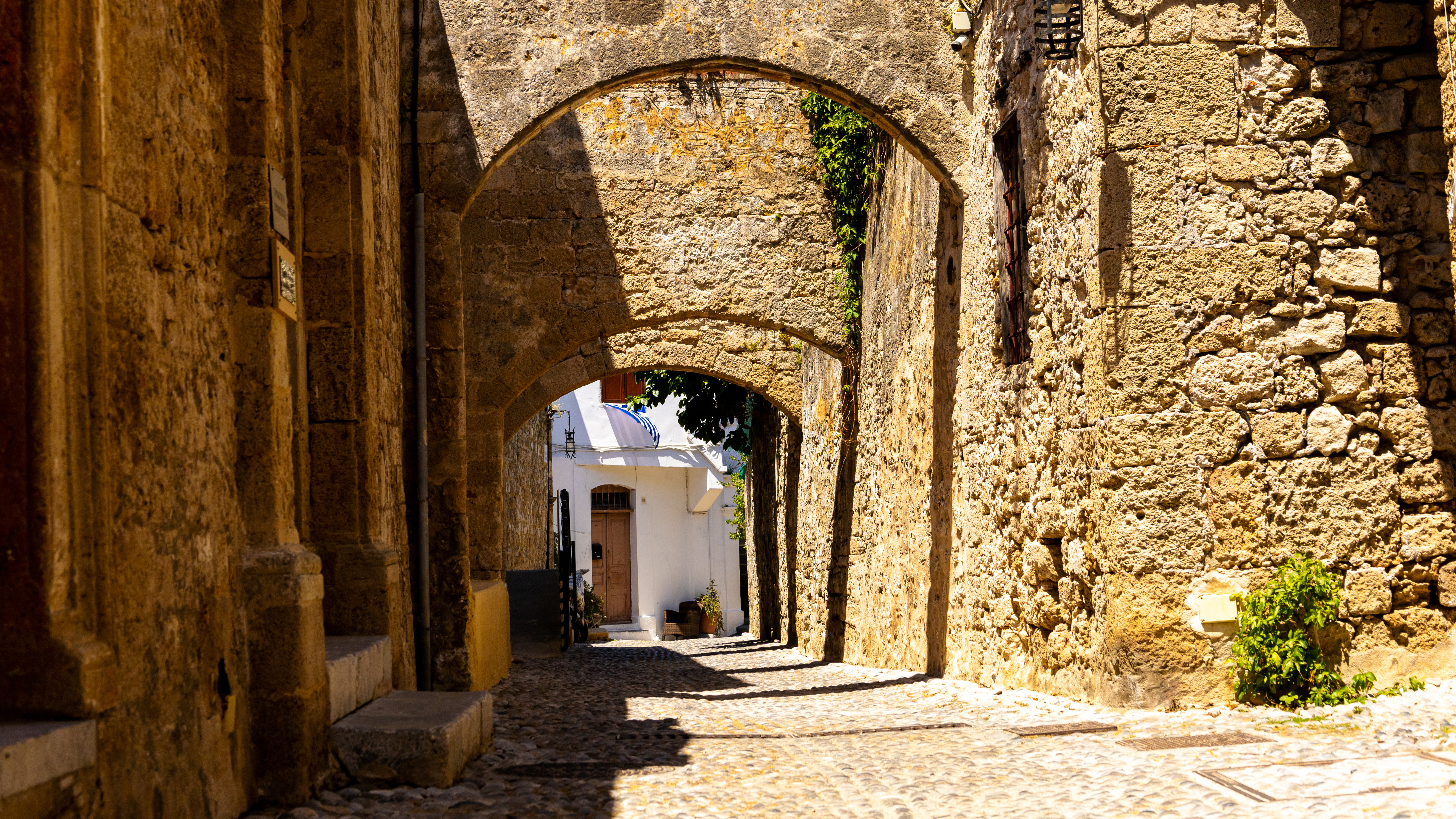 Den gamle bydel i Rhodos by