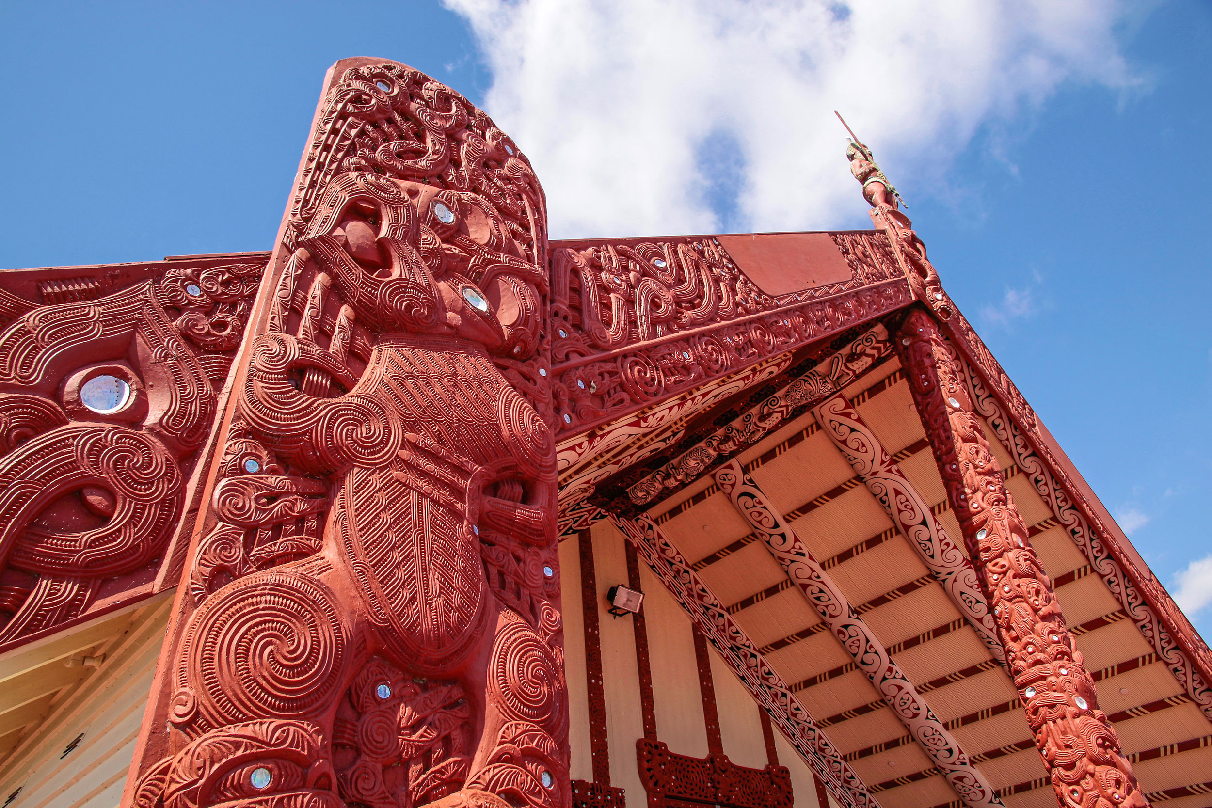 Maori hus i Rotorua
