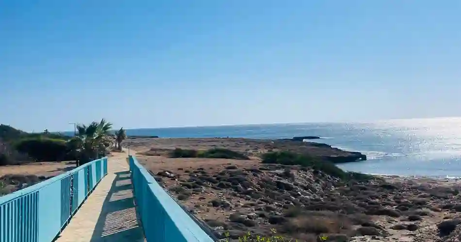 Den fine strandpromenaden