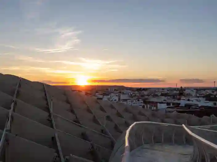 Solnedgang fra Las Setas
