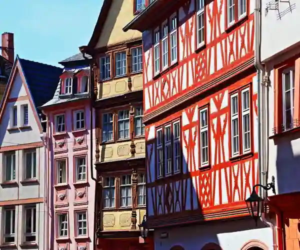 Bindingsværkshuse i Mainz