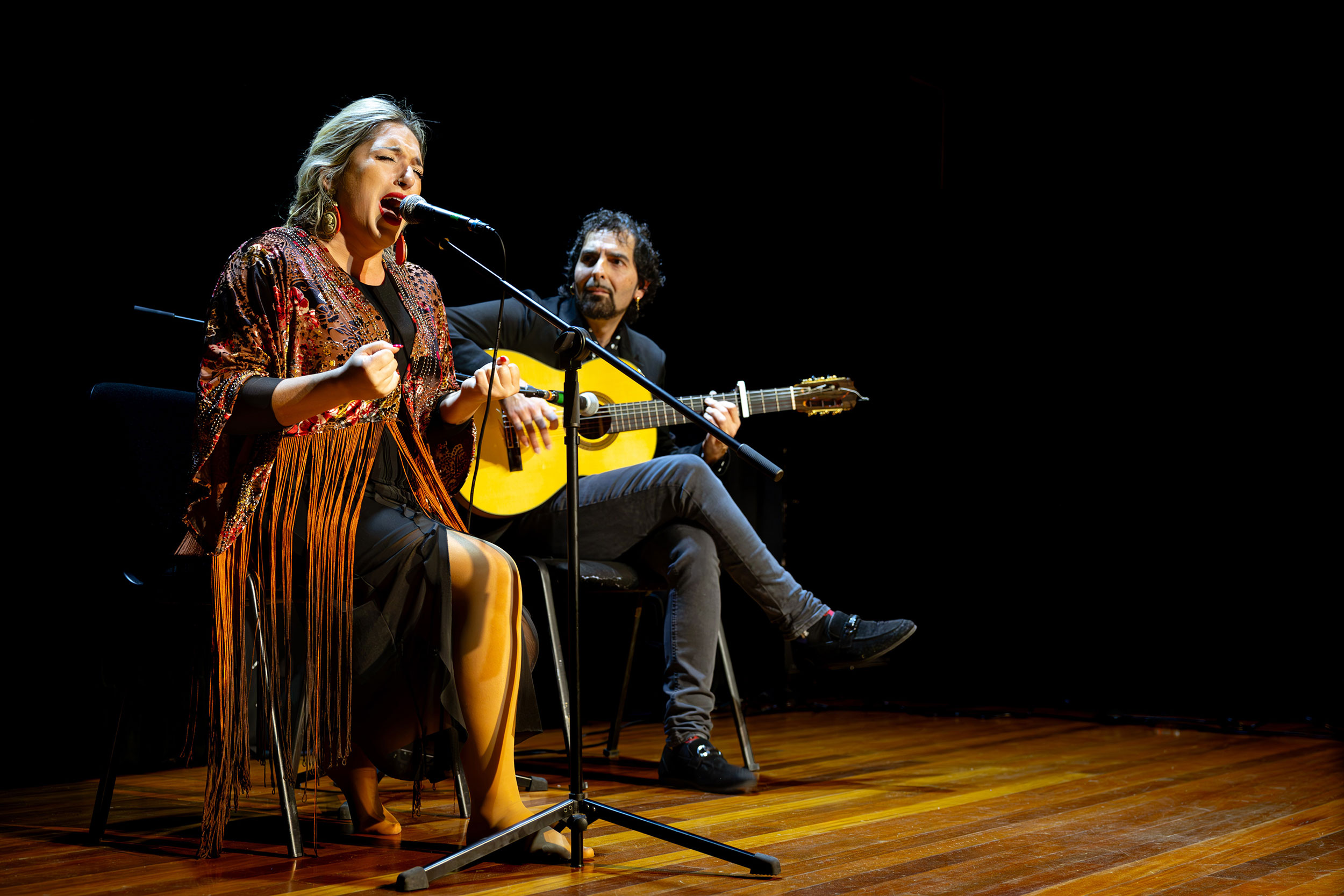 Autentisk flamenco med sang og guitar