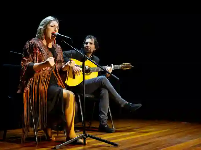 Autentisk flamenco med sang og guitar