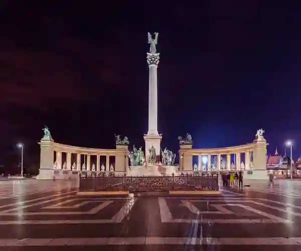 Helteplassen i Budapest