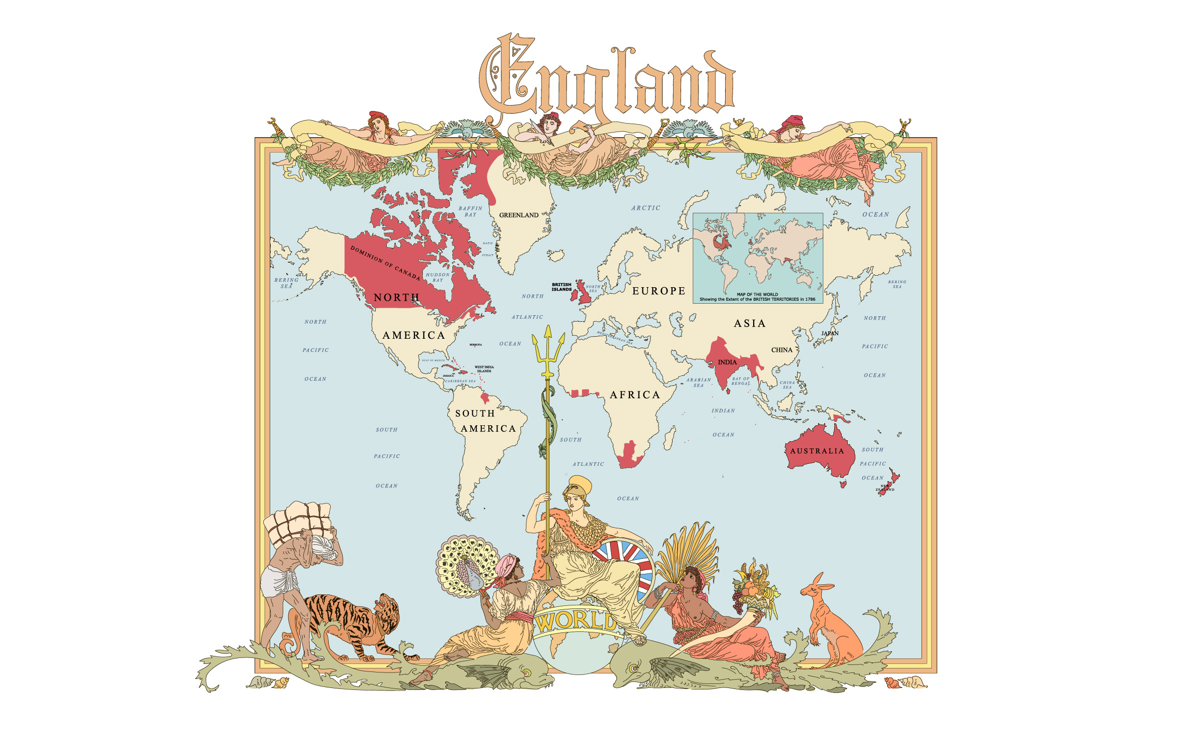 Det Britiske Imperium i slutningen af 1800-tallet