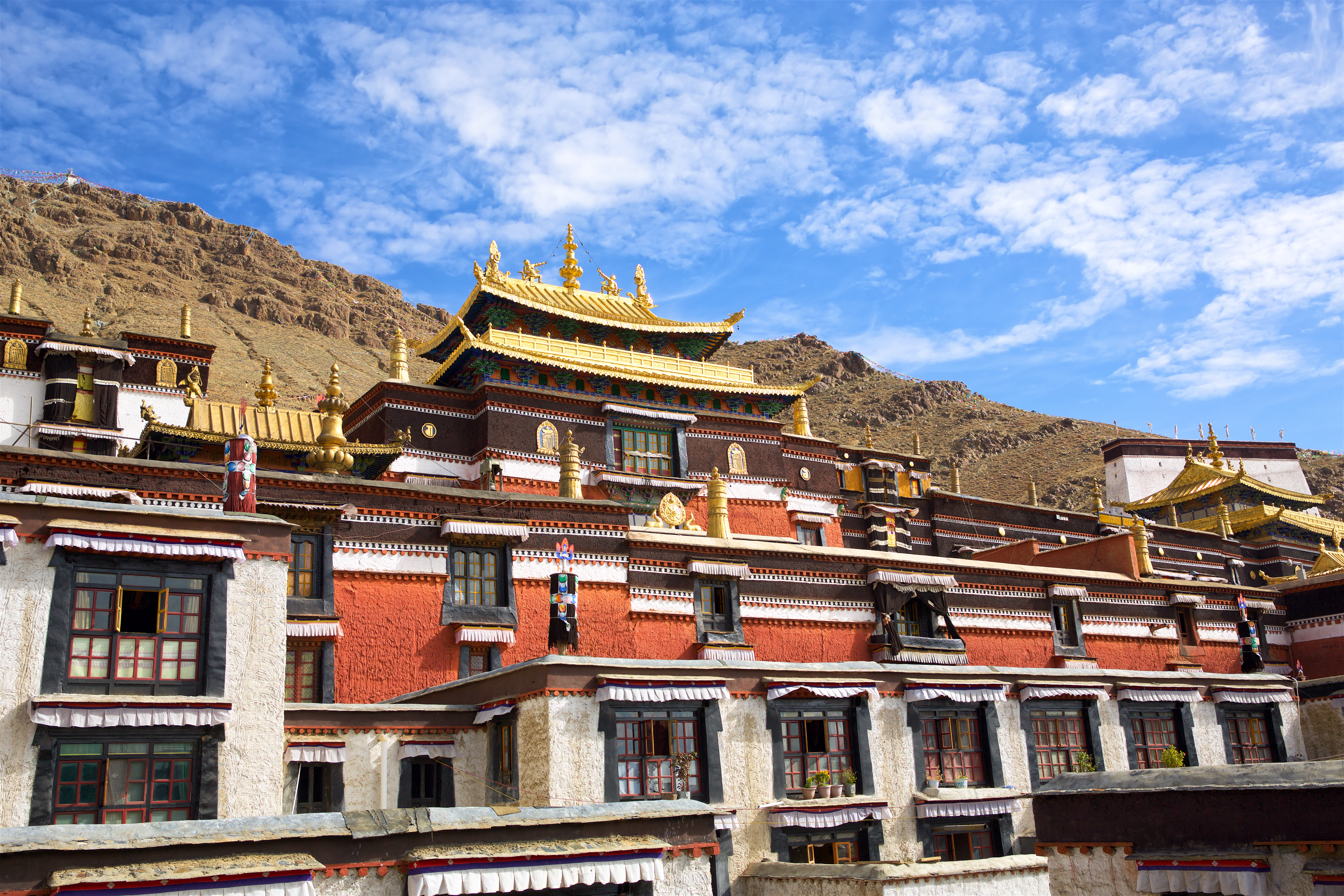 Tashilunpo klosteret i Shigatse