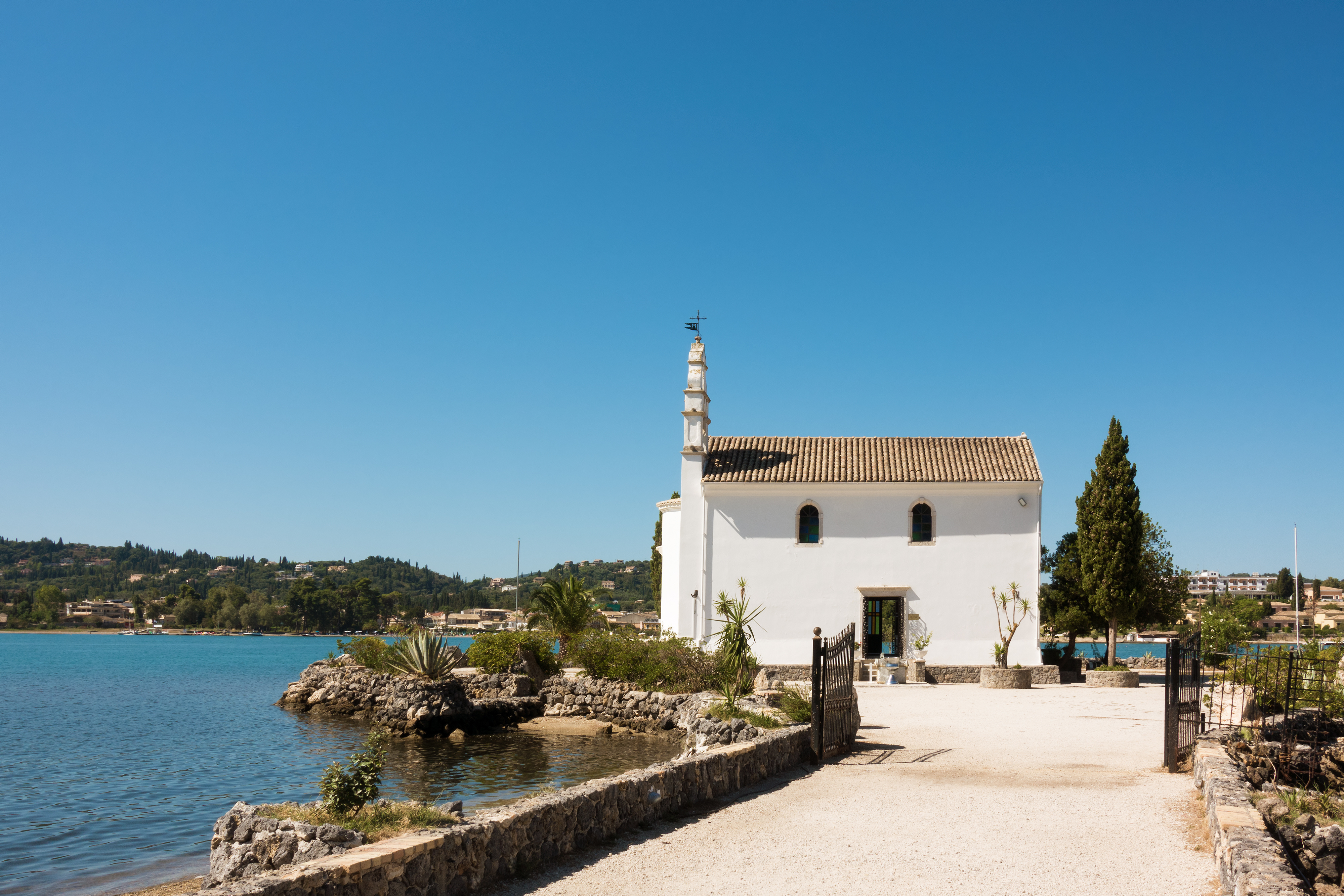 Ypapanti kirke i Gouvia-bukten