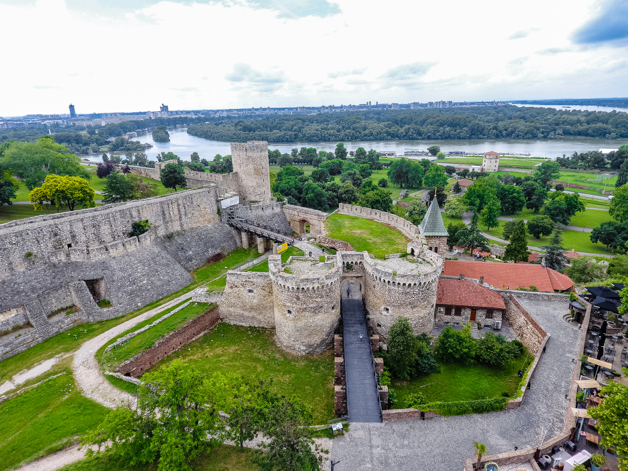 Kalemegdan-festningen i Beograd