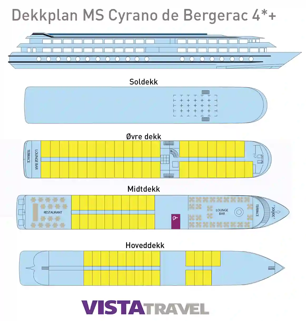 MS Cyrano de Bergerac dekkplan