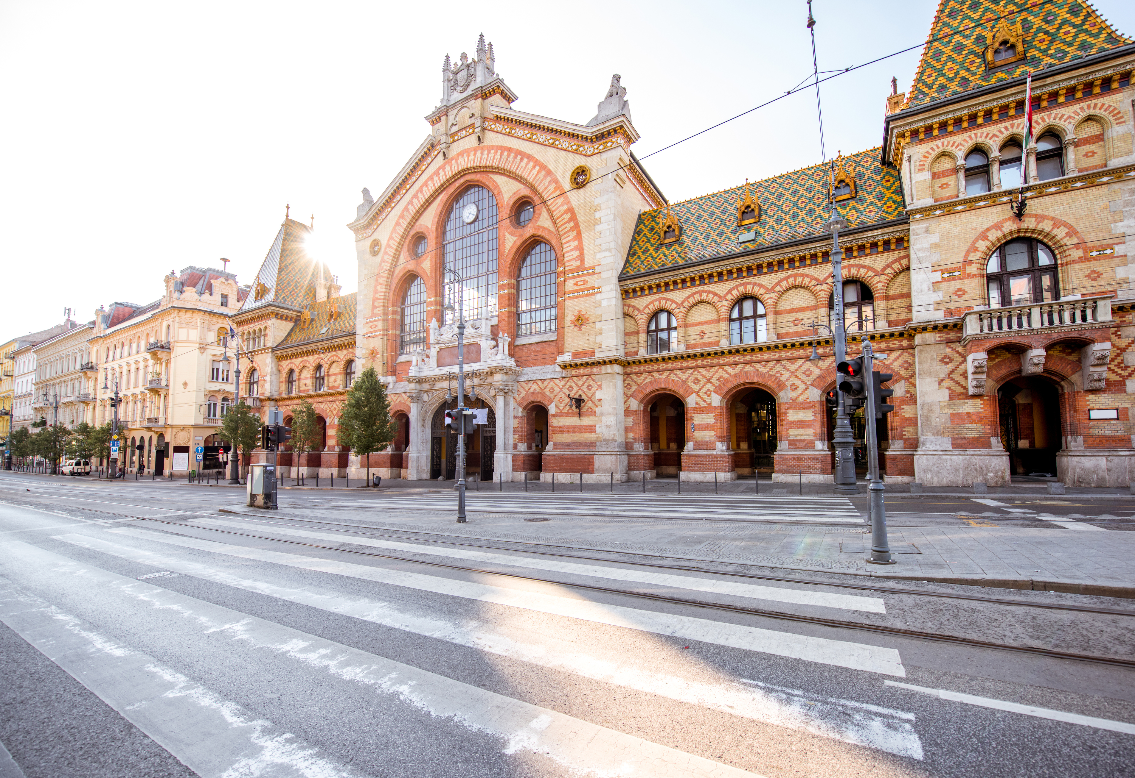 Market hall i Budapest, Ungarn