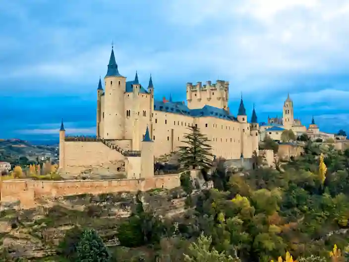 Slottet Alcazar i Segovia