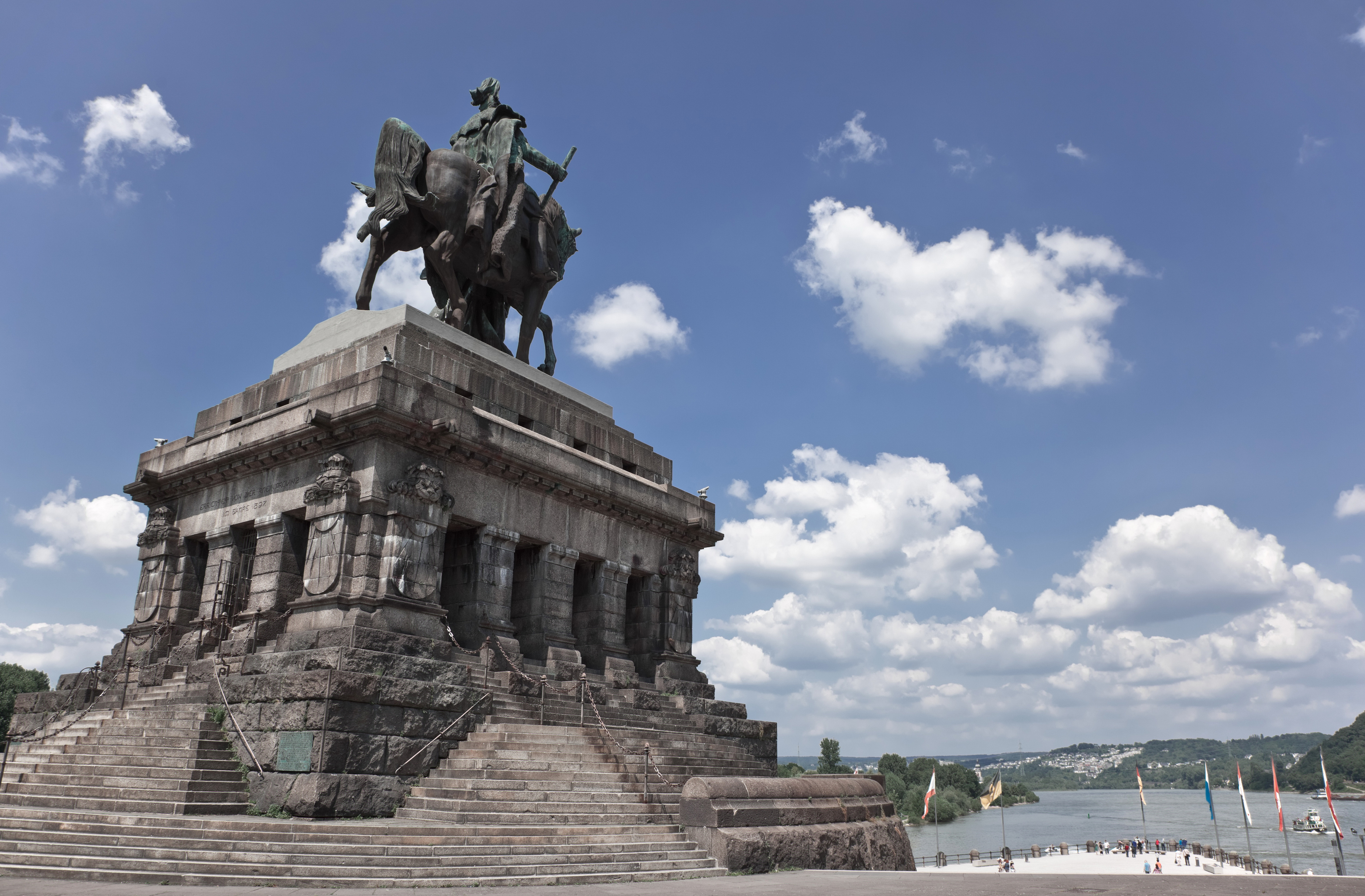 Deutches Eck (Det tyske hjørnet) i Koblenz