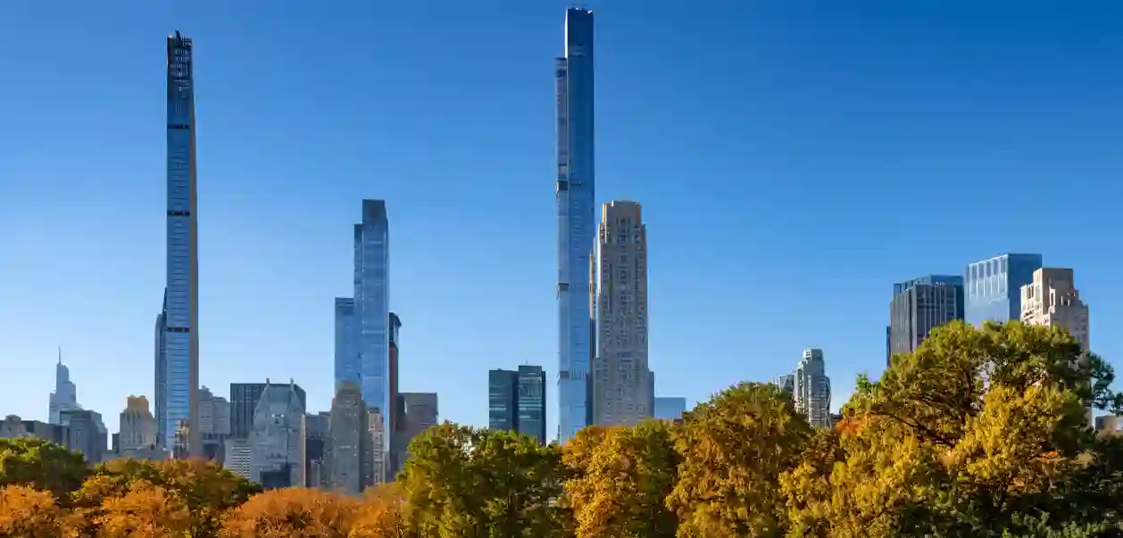 Billionaires' Row fra Central Park
