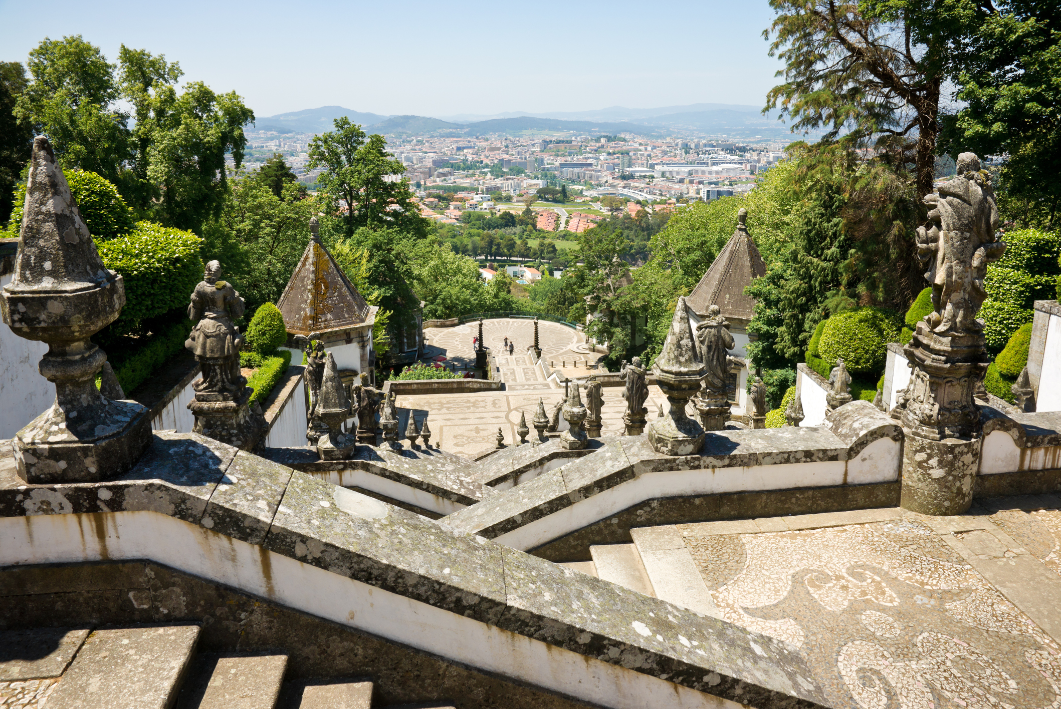Trappen ved pilegrimskirken Bom Jesus do Monte i Braga
