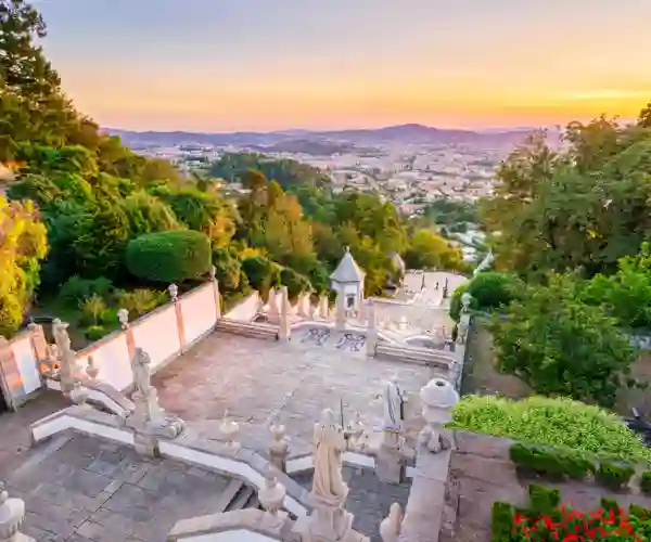 Pilgrimskirken Bom Jesus do Monte ved Braga