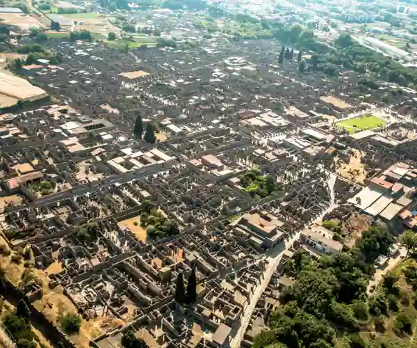 Panoramabillede af Pompeji