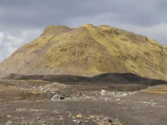 Vulkanske bjerge på Island