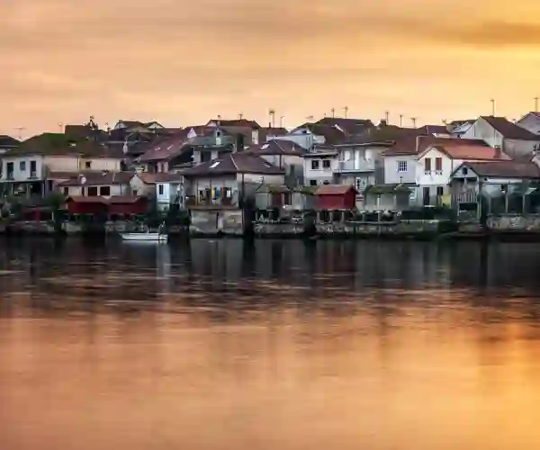 Solnedgang over Combarro