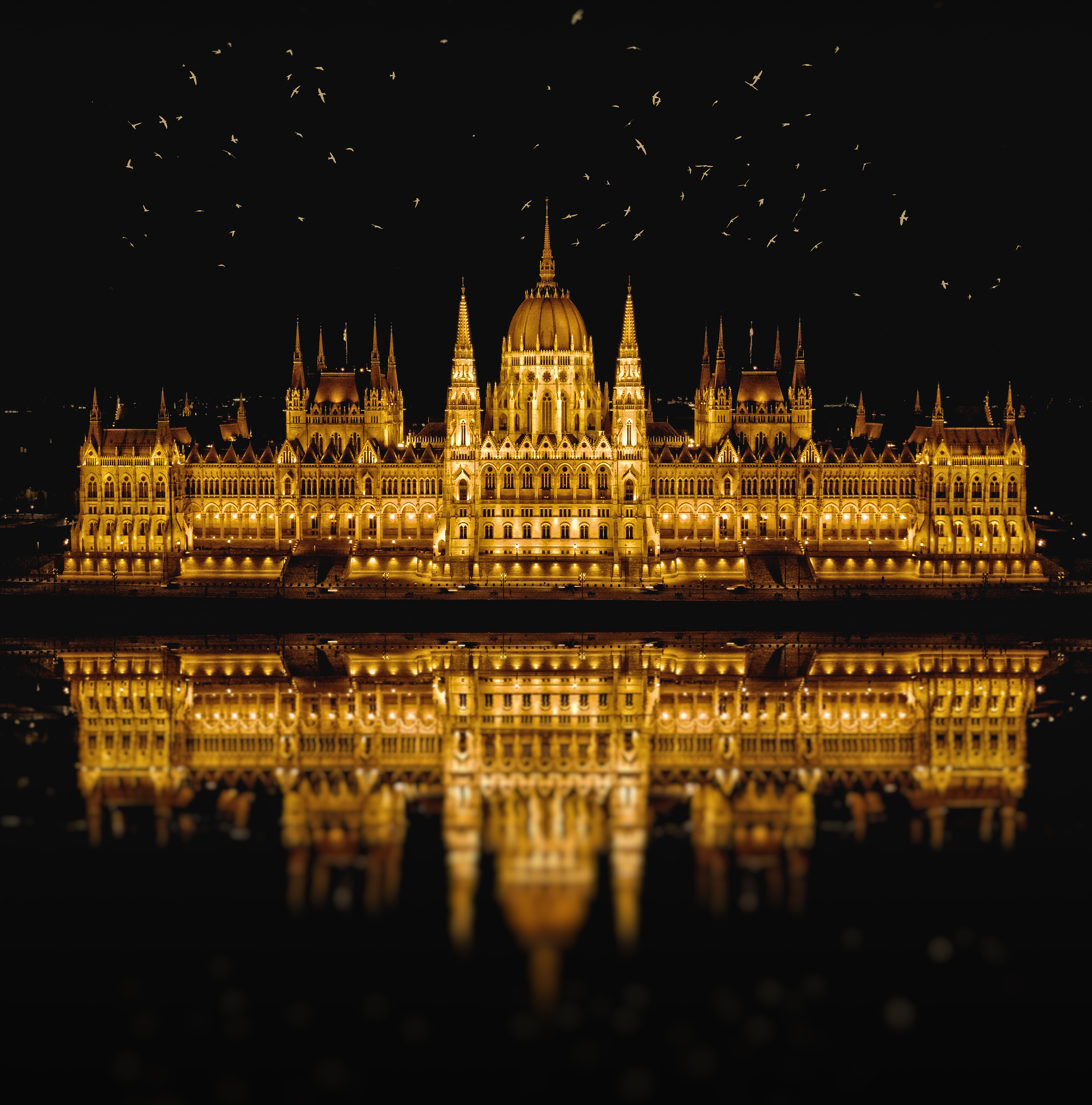 Parlamentet i Budapest, Ungarn