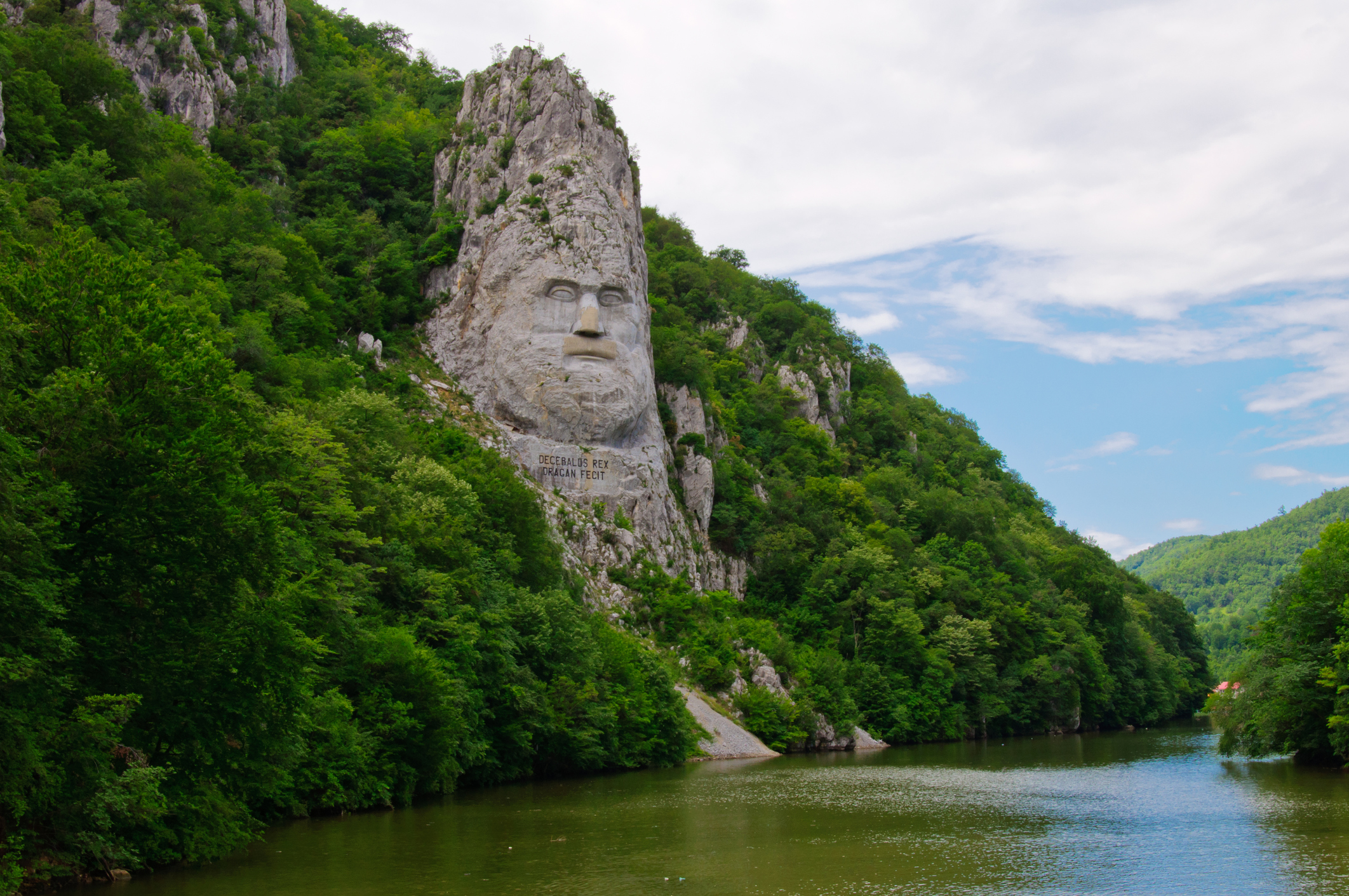 Statue av Kong Decebalus