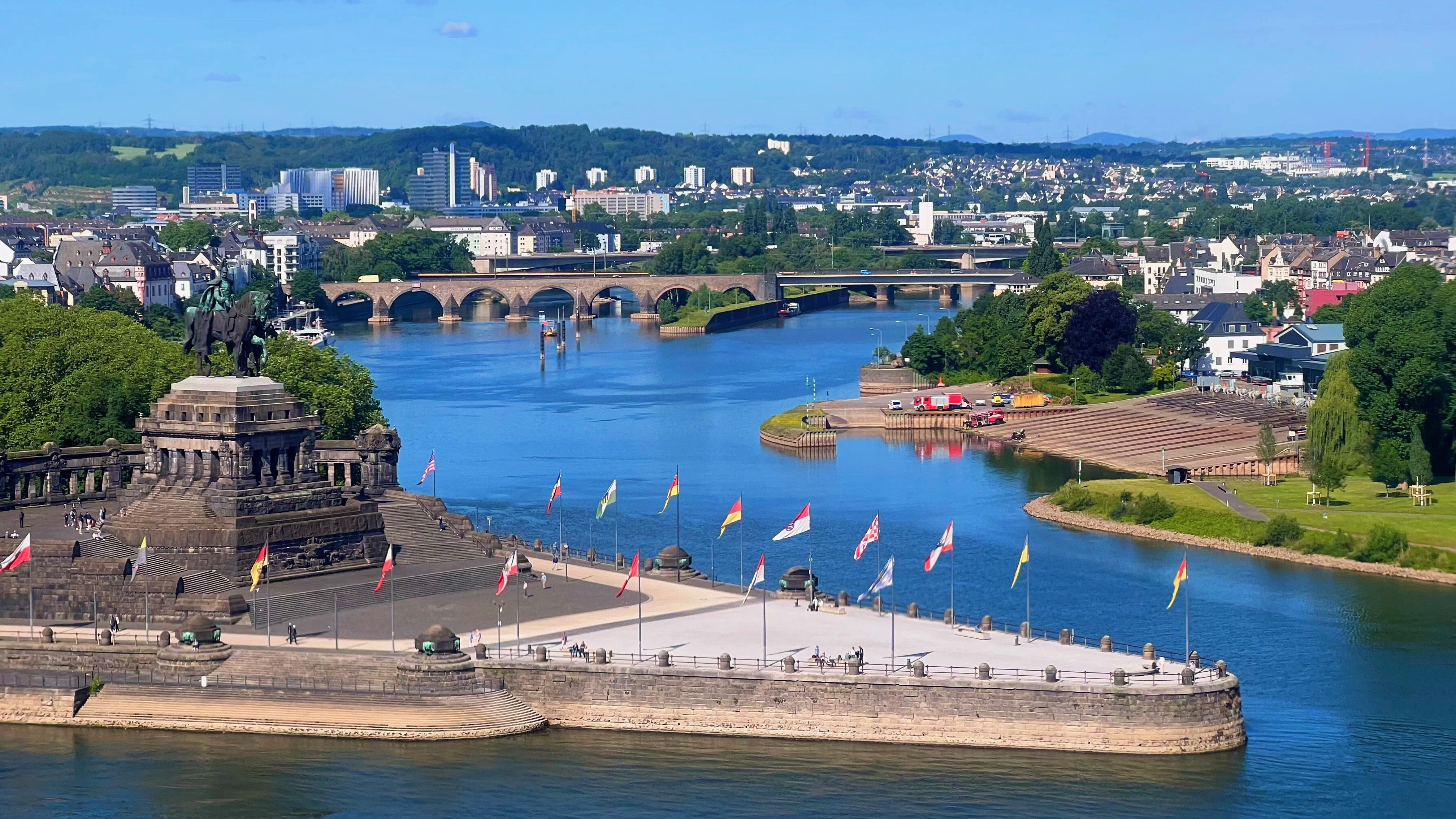 Deutches Eck (Det tyske hjørnet) i Koblenz