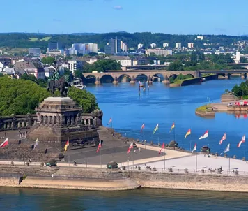 Deutches Eck (Det tyske hjørnet) i Koblenz