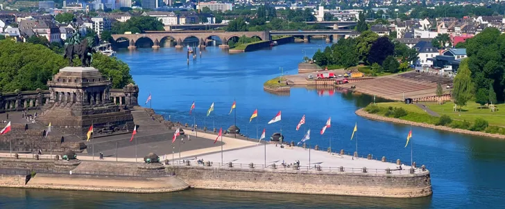 Deutches Eck (Det tyske hjørnet) i Koblenz
