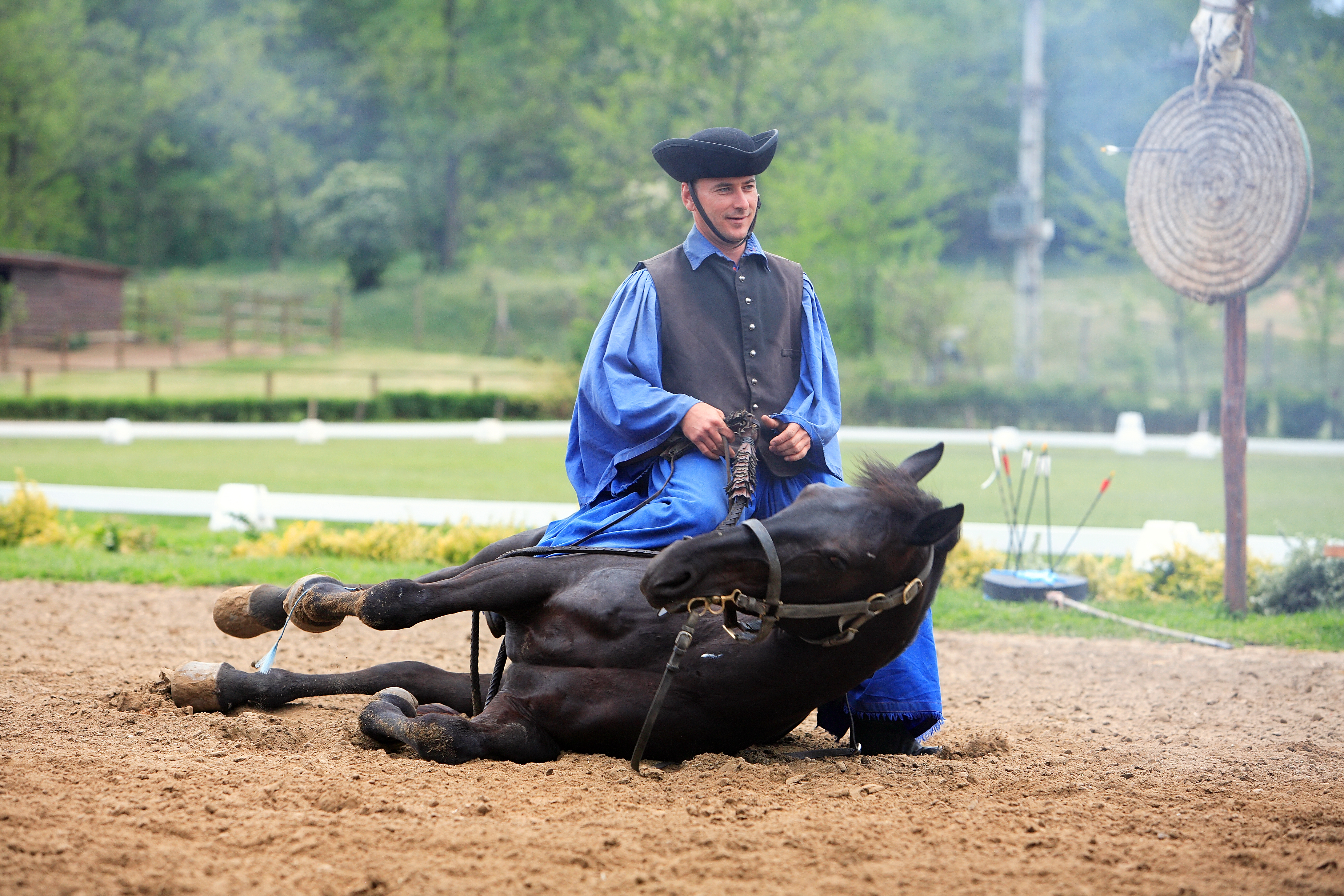 Puztaen - optræden af veltrænede ungarske heste og dristige ryttere.