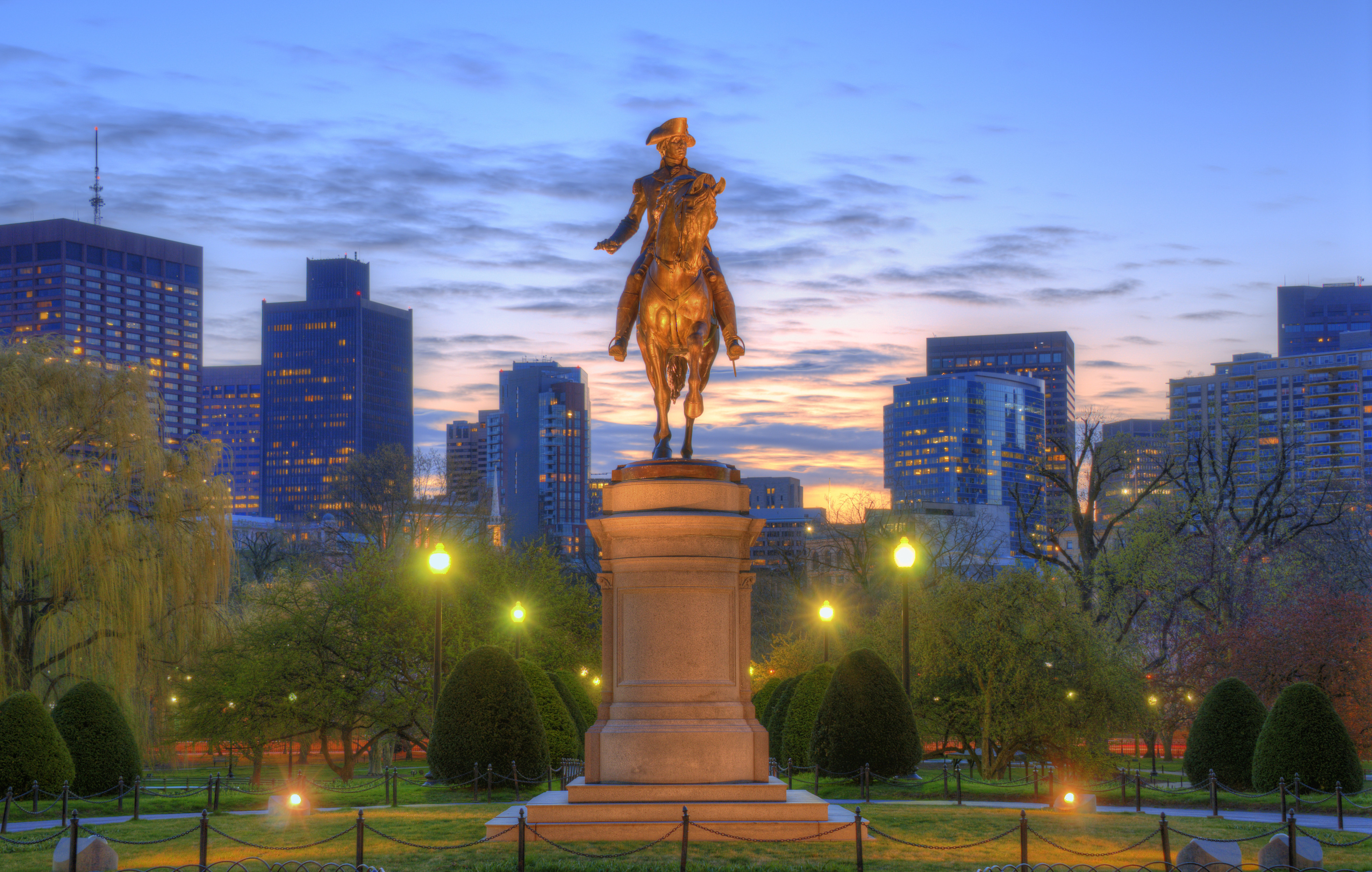 George Washington-Statyn, Boston Public Garden