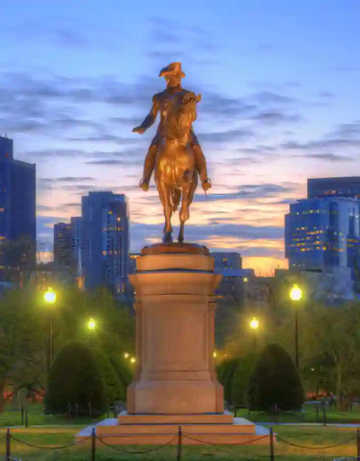 George Washington-Statyn, Boston Public Garden