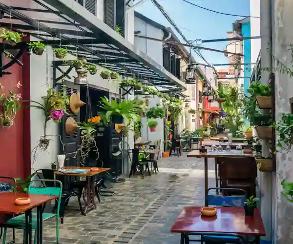 Siem Reaps små hyggelige gader