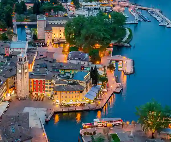 Skumring i Riva del Garda