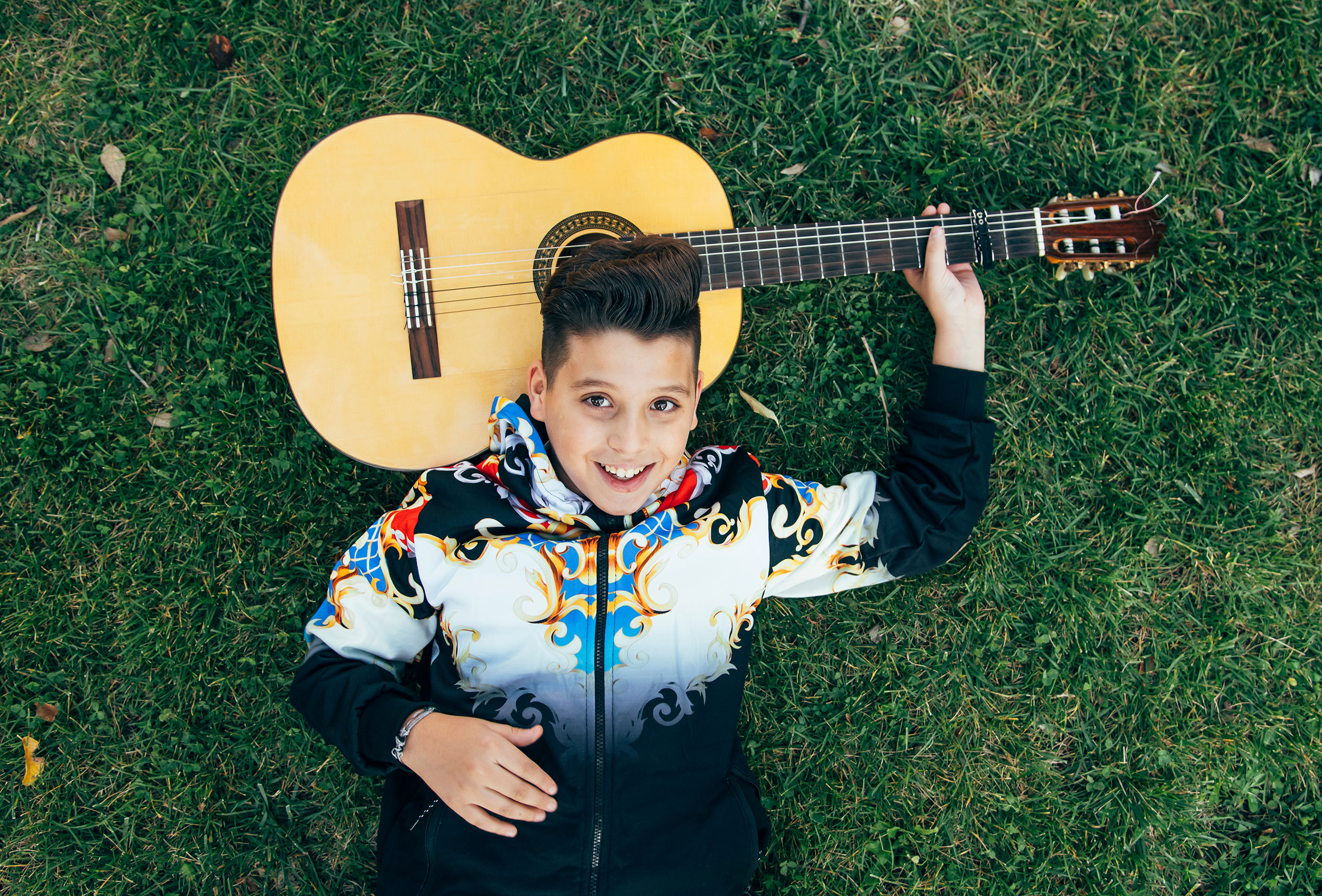 Ung spansk guitarist
