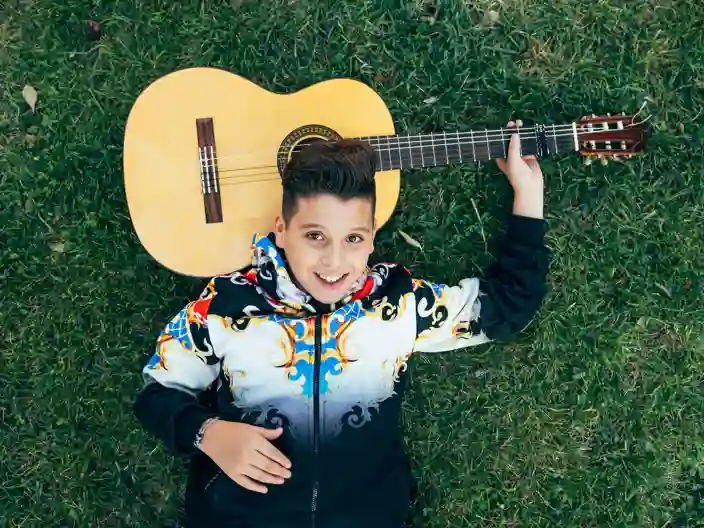 Ung spansk guitarist