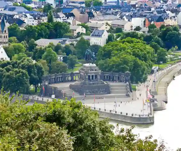 Deutches Eck (Det tyske hjørnet) i Koblenz
