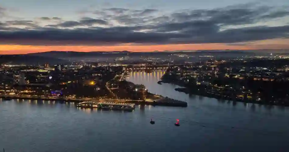 Deutches Eck (Det tyske hjørnet) i Koblenz