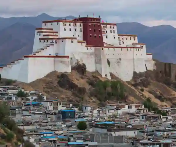Tashilunpo klosteret i Shigatse