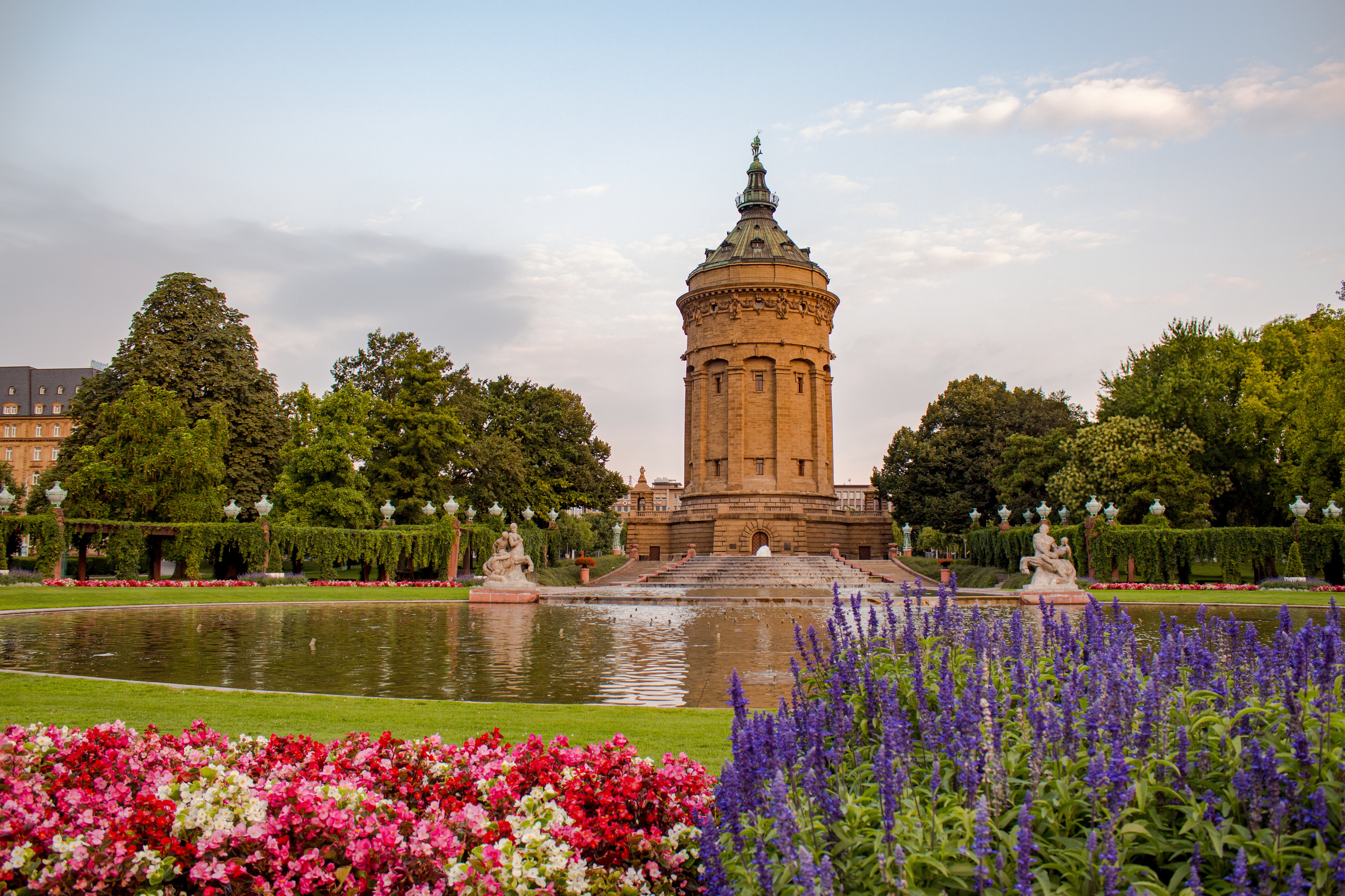 Vattentorn i Mannheim