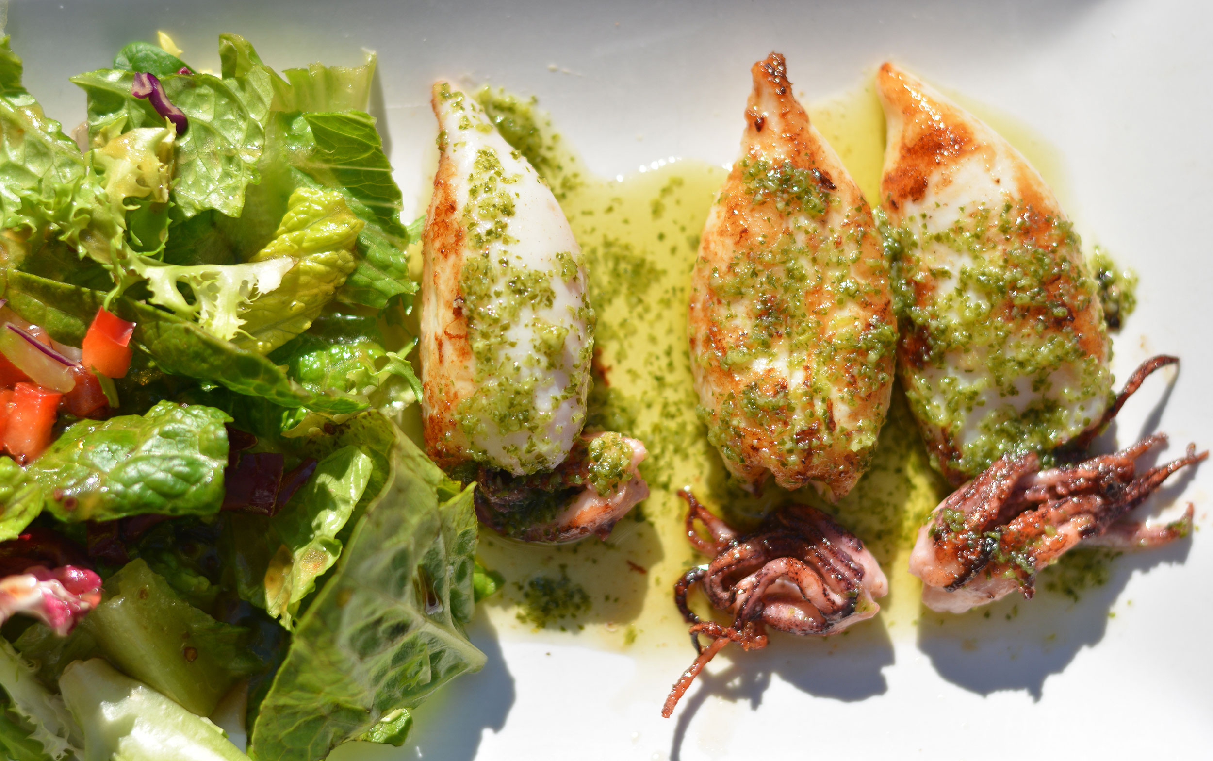 Traditionel calamari-tapas