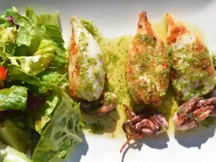 Traditionel calamari-tapas