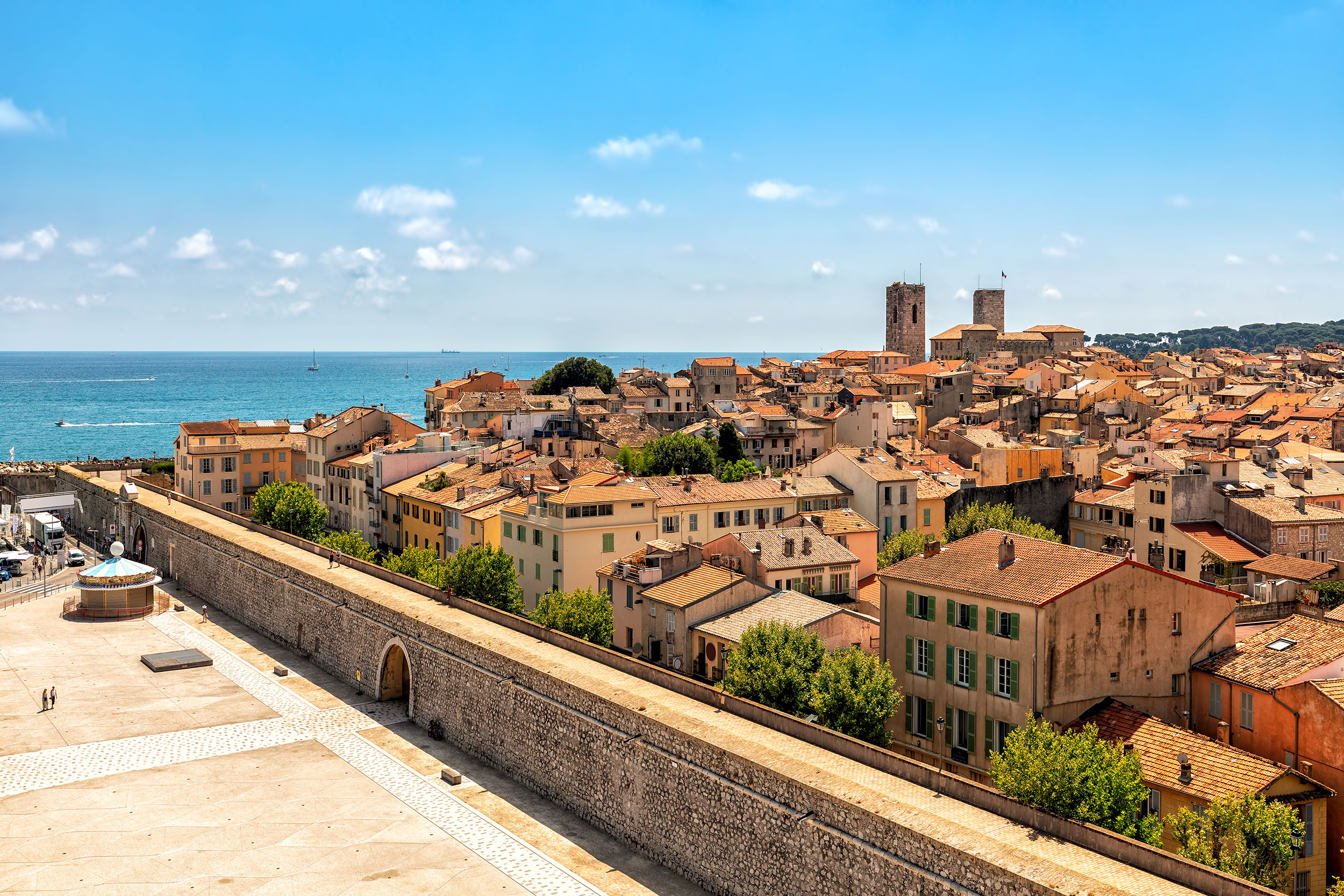 Udsigt over det gamle Antibes