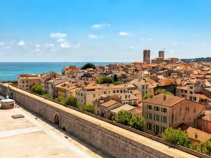 Udsigt over det gamle Antibes