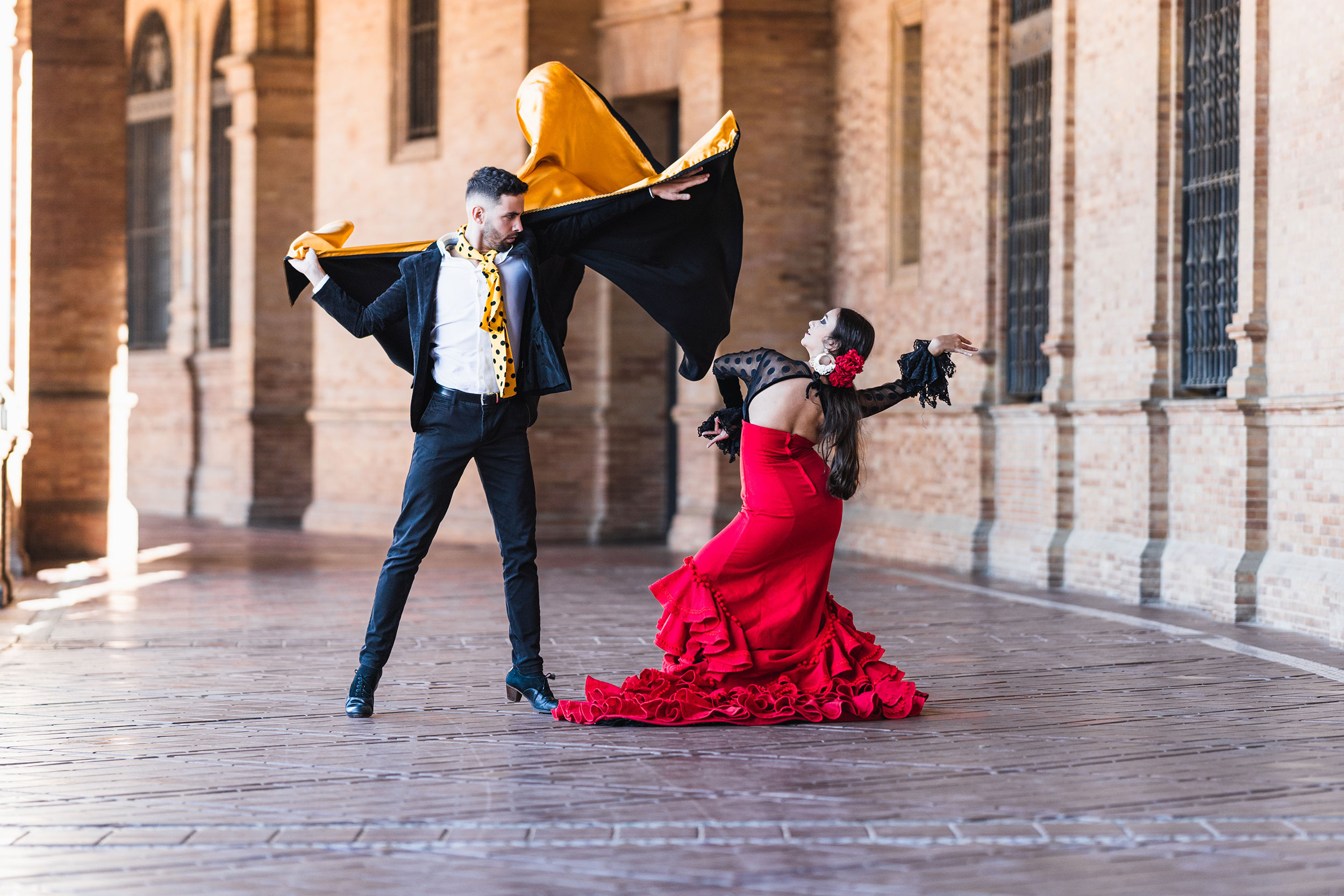 Flamenco under åben himmel