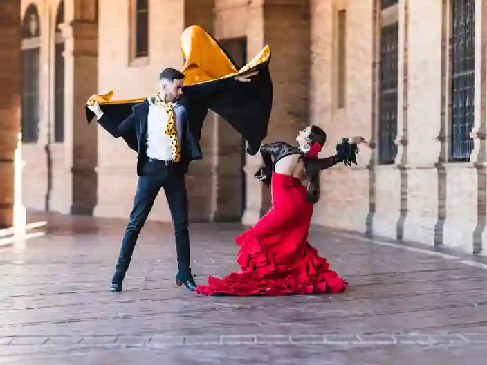 Flamenco under åben himmel