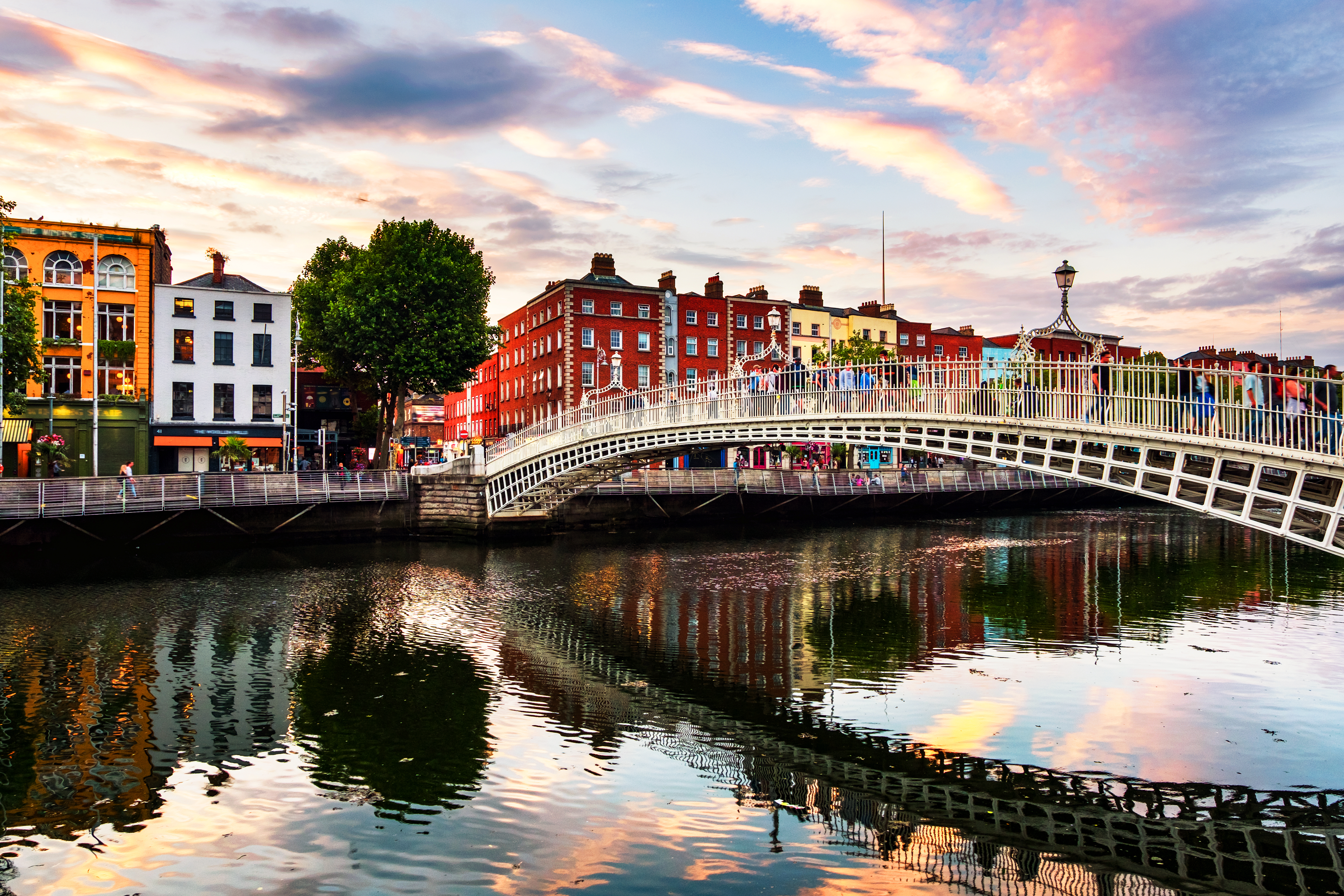 Ha'penny Bridge i Dublin