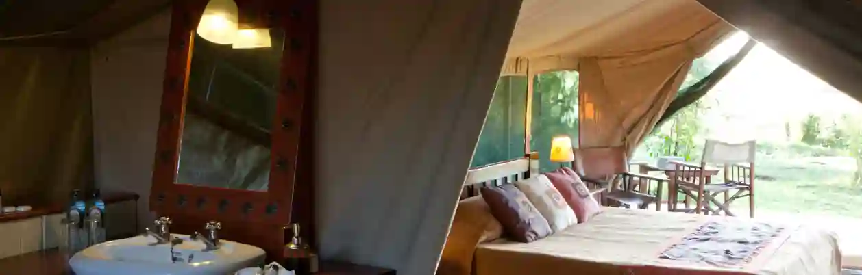 Safaritält på Governors’ Camp