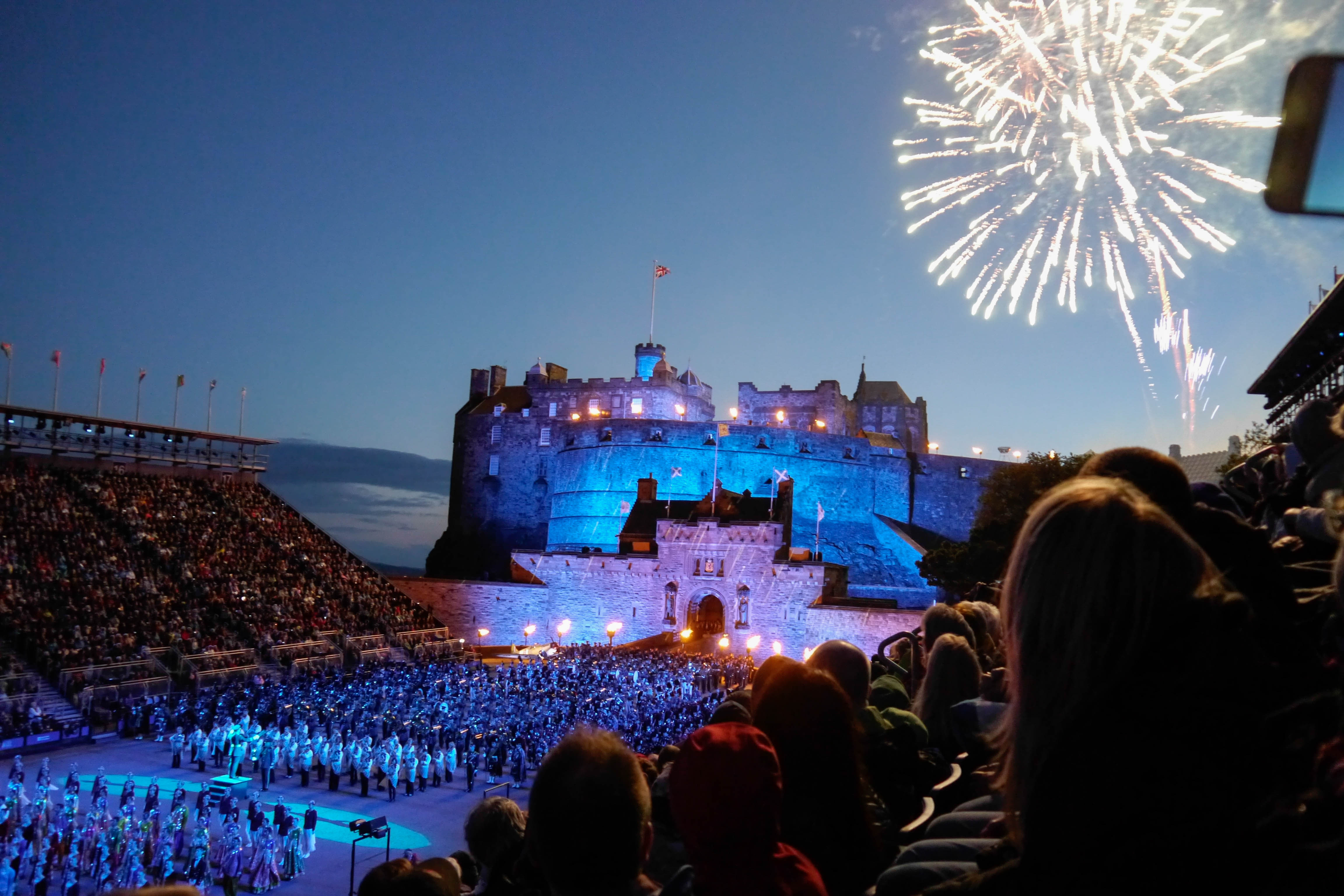 Edinburgh Castle som den store scene