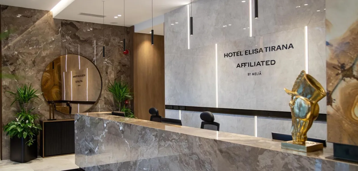 Resepsjon, Hotel Elisa Tirana