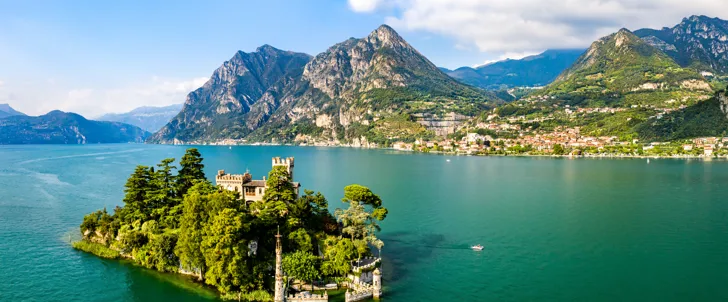 Isola De Loreto i Iseosjøen