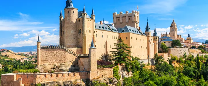 Middelalderborgen Alcázar i Segovia